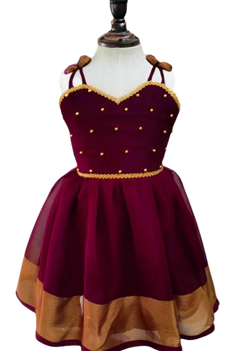 Maroon Frocks