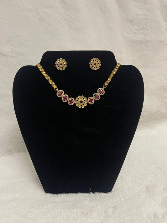 Pastel Pink Chocker Set
